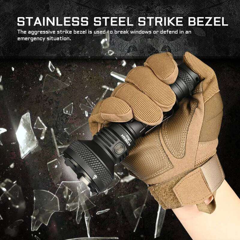 ACEBEAM L35 2.0 Tactical Flashlight 5000LM Super Bright 650M Long Range XHP70.3 HI LED Flashlights with Dual Switch Z260301