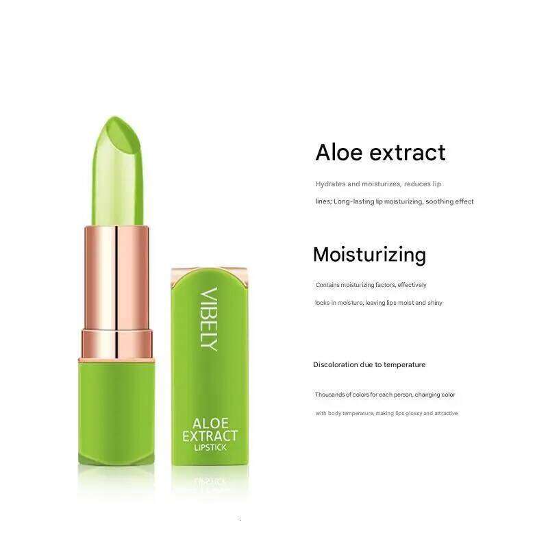 VIBELY 7 Color Mood Changing Lip Balm Natural Aloe Vera Long Lasting Moisturizing Lipstick for Women Color-Shifting Makeup H260302