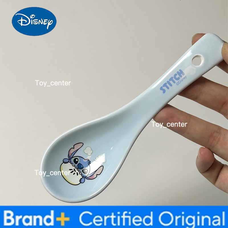 Disney Stitch Ceramic Rice Bowl Vegetable Dish Cute Cartoon Anime Merchandise ChildrenS Tableware Set For Household Kitchen Use Gift H260302