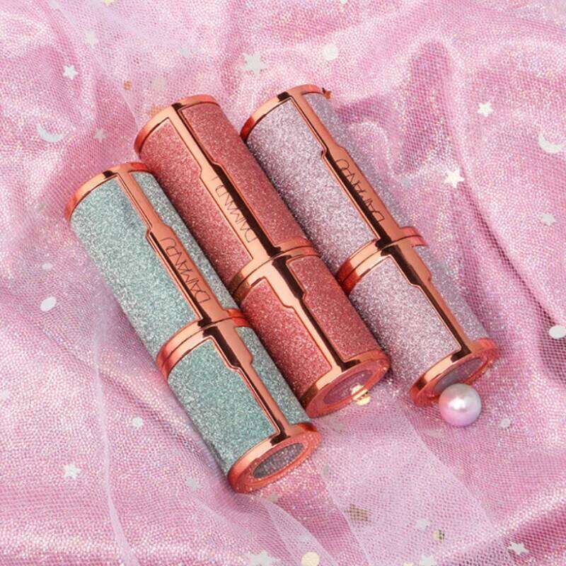DAIMANPU Starry Sky Shining Jelly Lipstick Warm Color Change Cute Pink Girl Makeup and Moisturizing Lips H260302