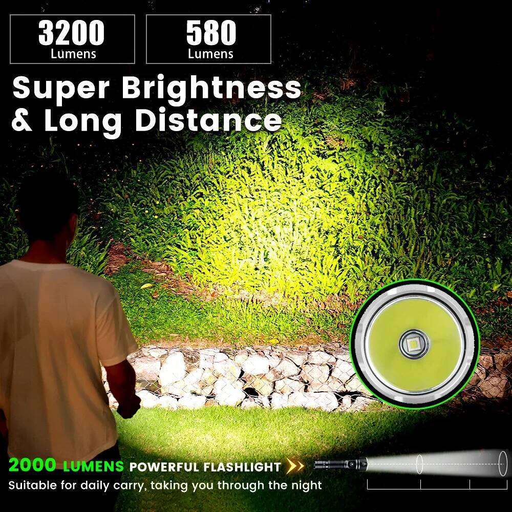 Sofirn SK40 SFT70 LED 3200lm Tactical Flashlight 21700 Rechargeable Powerful Torch 580M Long-Range With Spotlight Z260301