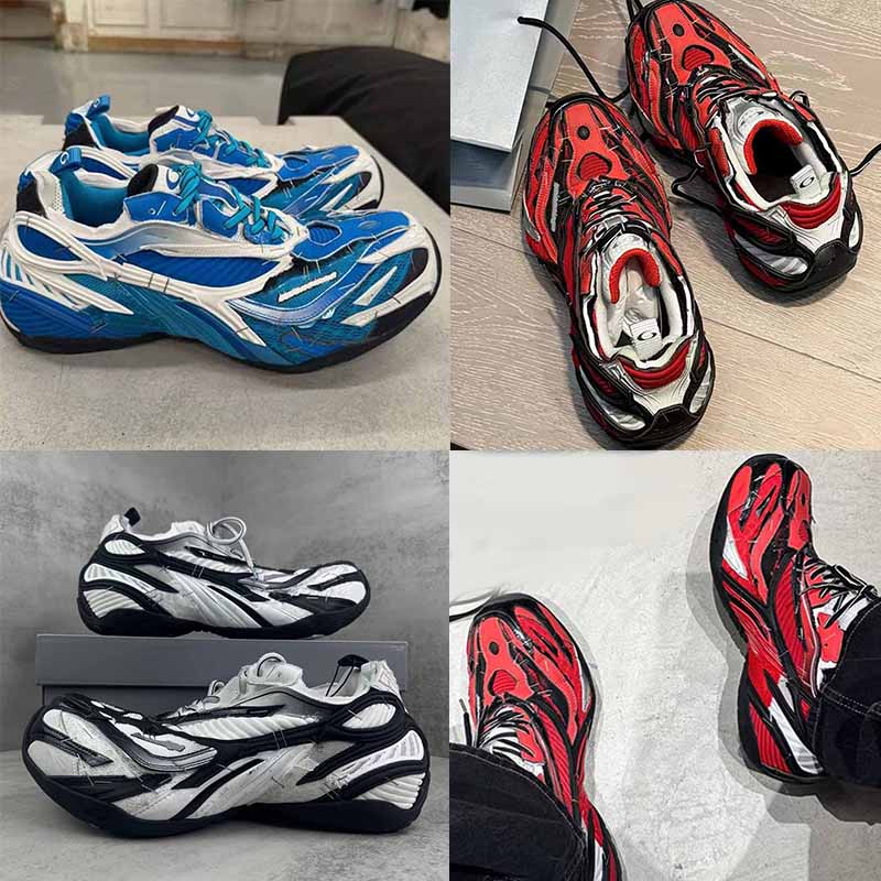 Mens Soleless Sneakers Black white silver High End Fashion Runner Sneakers Breathable Casual Sports Shoes Vintage Worn Effect Luxury Man Sneakers