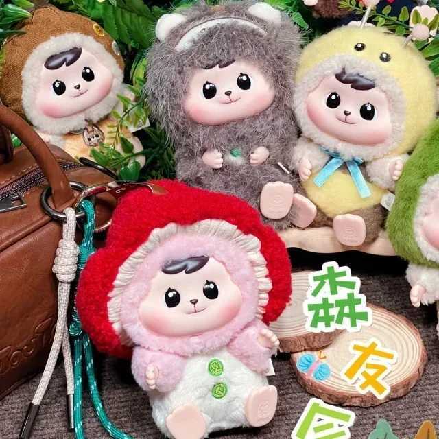 Genuine Bao-ao Forest Friends Gathering Series Blind Box Action Figures Collectible Model Dolls Fashion Trendy Toys Kids GiftT260302