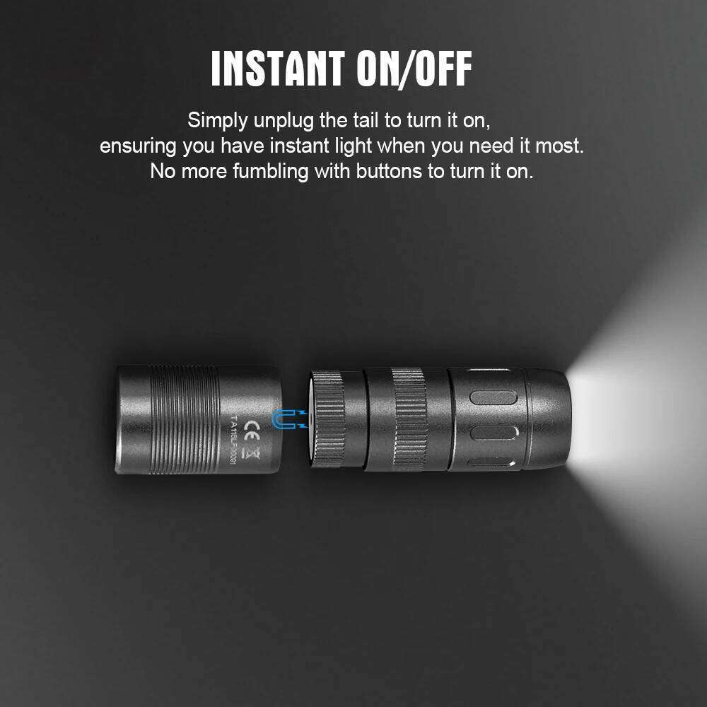 Trustfire MINIE 105Lumen Flashlight with Magnetic LED Rechargeable Mini EDC Keychain Flashlights Outdoor Tool For Camping Z260301