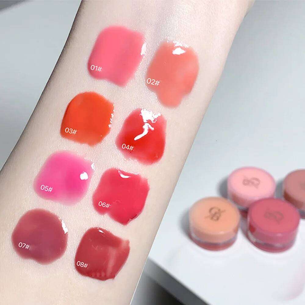 Gege Bear Gloss Moisturizing Lipstick Long Lasting High color rendering Women Lip Tint Face Makeup H260302