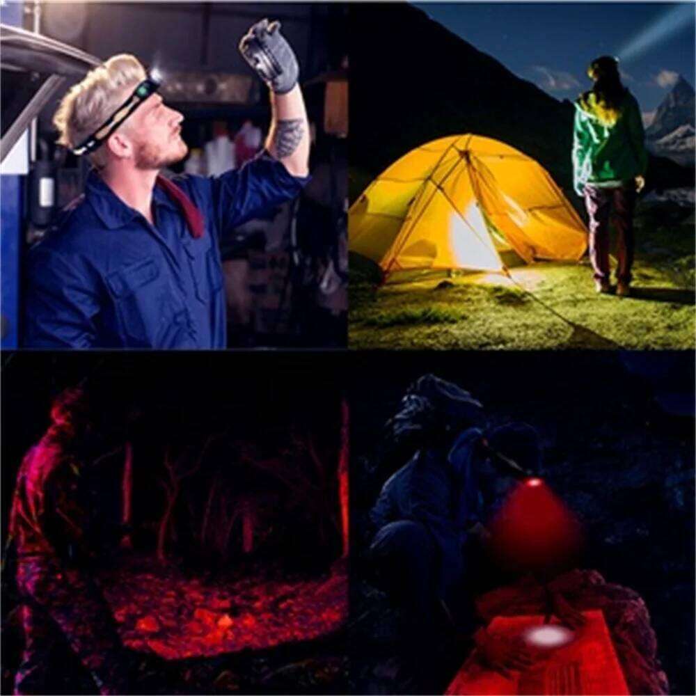 H25LR LED 90 High CRI Rechargeable Headlamp Powerful Lightweight Head Flashlight with Bright White Light 660nm Deep Red Torch Z260301