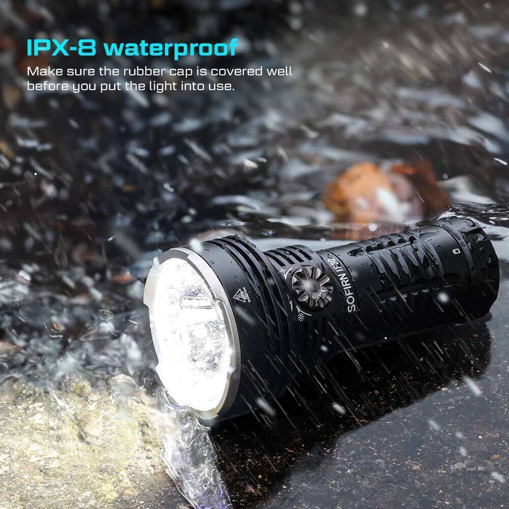 Sofirn IF30 LUMINUS SFT40 LED Flashlight Powerful 12000lm 32650 Battery Lanterna USB C Rechargeable Torch Outdoor Camping Light Z260301
