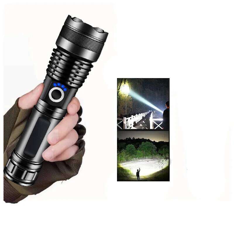 XP50 Super Bright Flashlight Built-in 18650 26650 Battery Rechargeable LED Flashlights High Power Torch Lamp for Camping Lantern Z260301