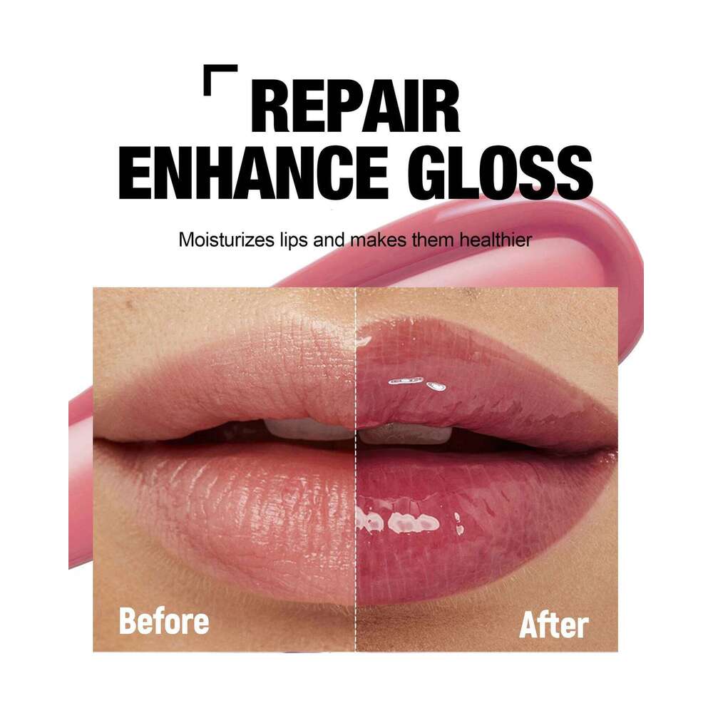 4-Color Jelly Lip Gloss - Hydrating Mirror Shine with Pearl Glow, Non-Sticky Plumping Formula for Juicy Voluminous Lips H260302