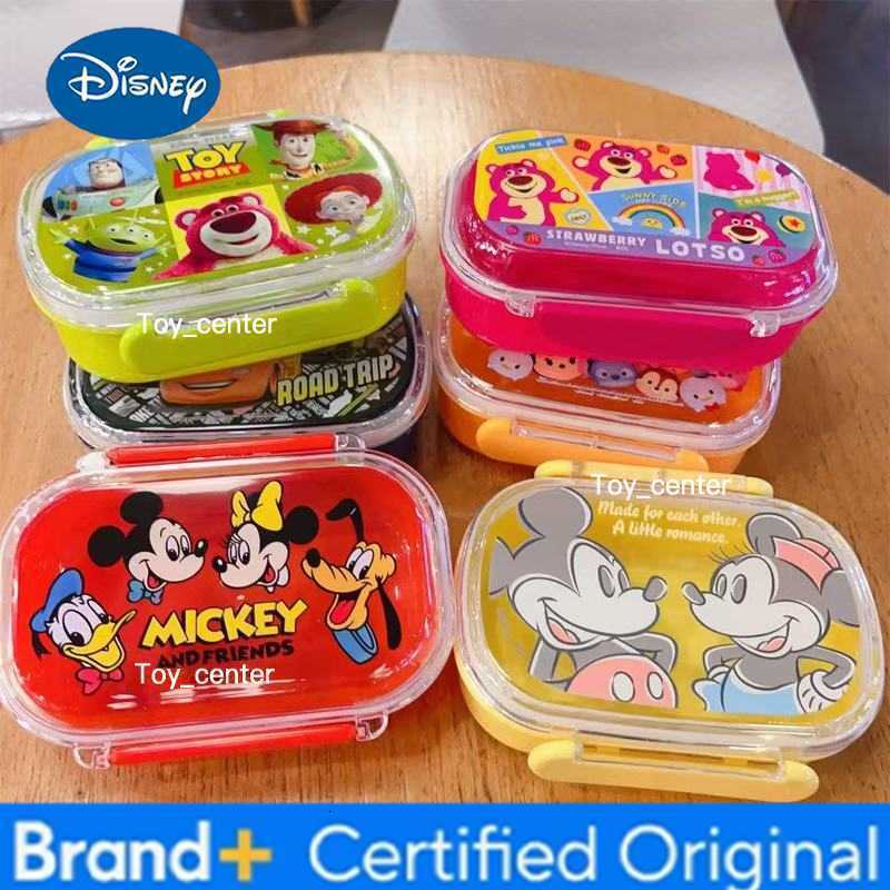 New 300ML Cute Cartoon Toy Story Strawberry Bear McQueen Minnie Lunch Box Fresh-Keeping Box Fruit Bento Box For Students Gift H260304