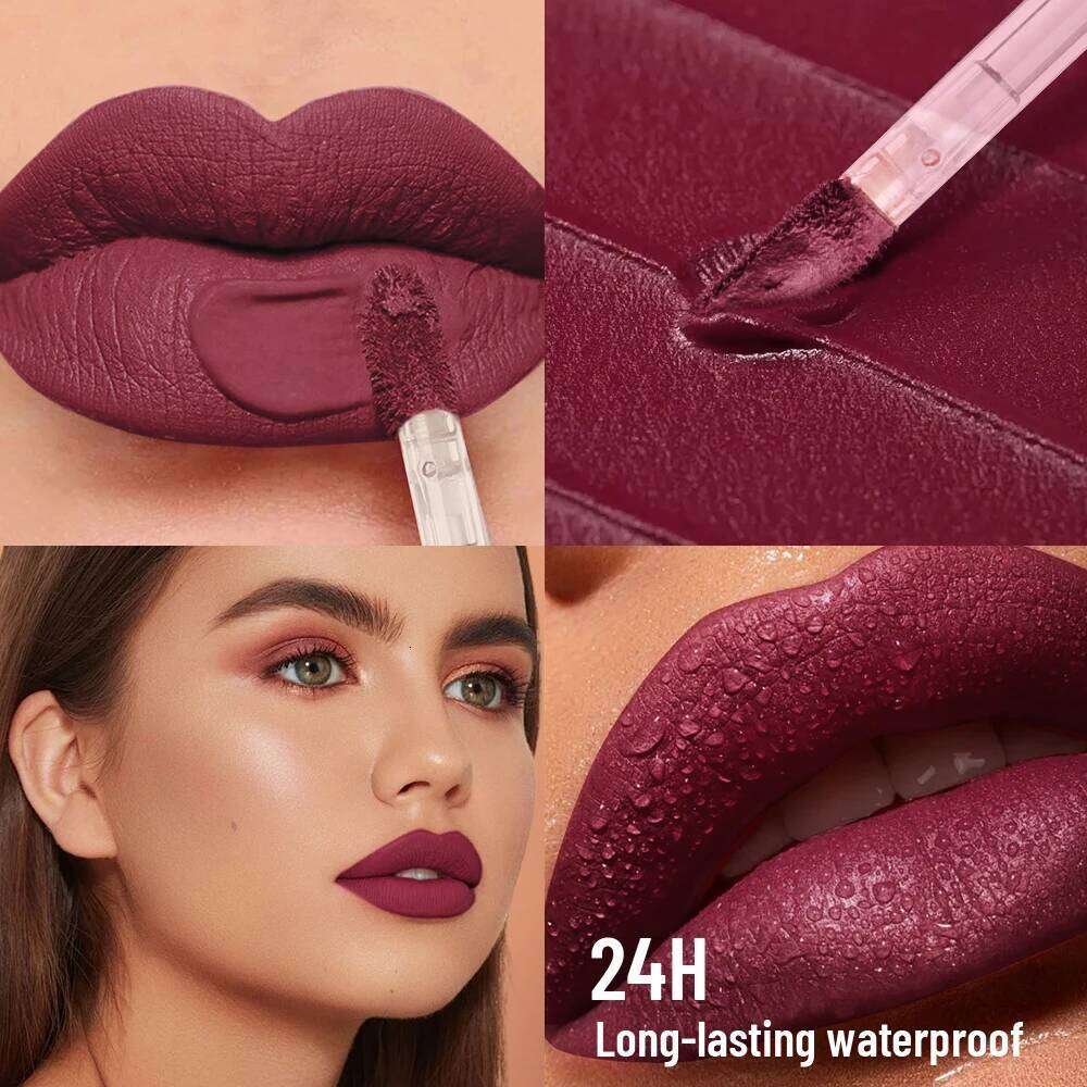 Matte Nude Lipstick 1pc, Long-Lasting Waterproof Formula, Smooth Non-Fading Lip Color, Ideal Gift for Women H260302