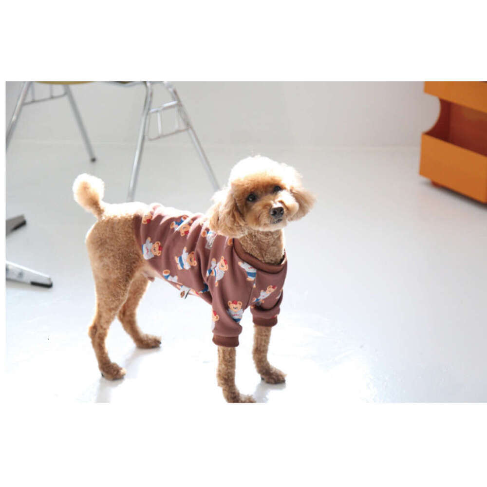 Famous brand Large Golden Retriever Pet Autumn Winter Corgi Bear Teddy Cat Clothes Dog Supplies Bichon Thin Fleece Sweatshirt pupakaIK