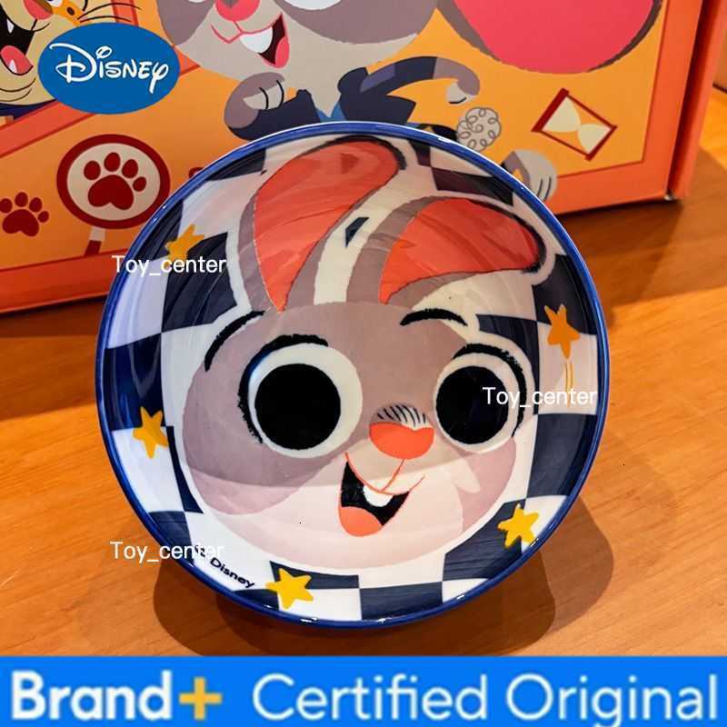 Disney Zootopia Judy Nick Ceramic Rice Bowl Tableware Creativity New Style Kawaii Couple Birthday Gift Cute Niche New Year Good Looks H260302