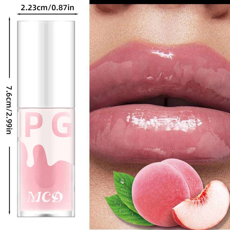 Crystal Jelly Moisturizing Oil Plumping Gloss Care of the Lips Makeup Lip Balm Korean Liquid Lipstick Cosmetic 5 Colors H260302
