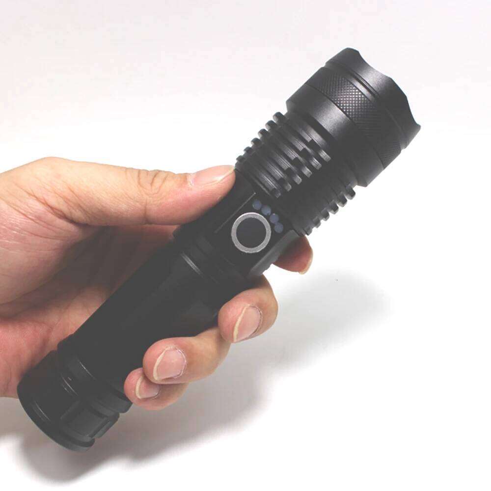 Super Bright led flashlight 5 Modes Zoom Tactical torch 18650 or 26650 Battery Best Camping, Outdoor hiking Powerful Flash Lamp Z260301