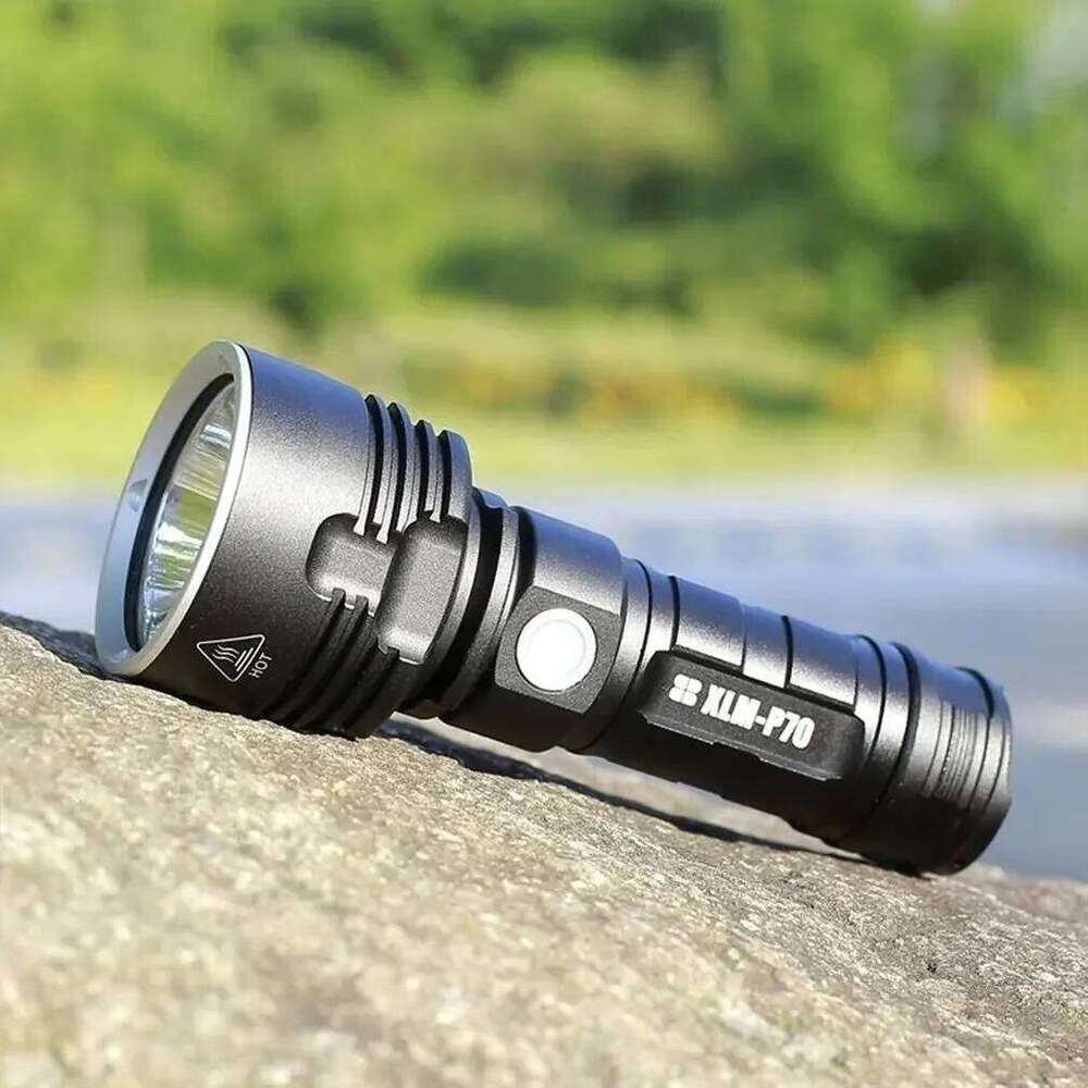 P70 L2 Lamp Super Powerful USB Charging Flashlight Outdoor 26650 Battery Rechargeable Torch Camping Z260301