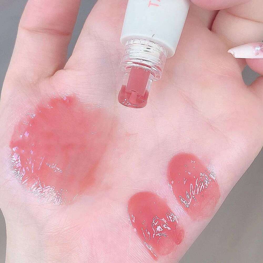 TATIBEAUTY Jelly Hydrating Mirror Lip Gloss Lipstick Tender Pink Makeup H260302