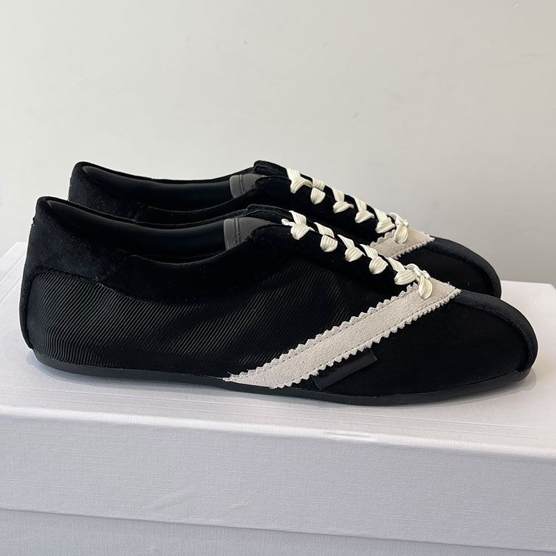 26SS Women Sneakers Suede Leather Lady Casual Shoes Designer Womans Little Cow Leather Shoes Retro Fashion Lady Low Top Shoes Top Quality with Original Box