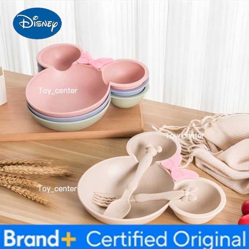 Disney Kids Dinnerware Kids Dinnerware Set 3 Piece Plastic Spoon Fork Kids Toddler Plate Bowl Dinnerware Plate Set H260302