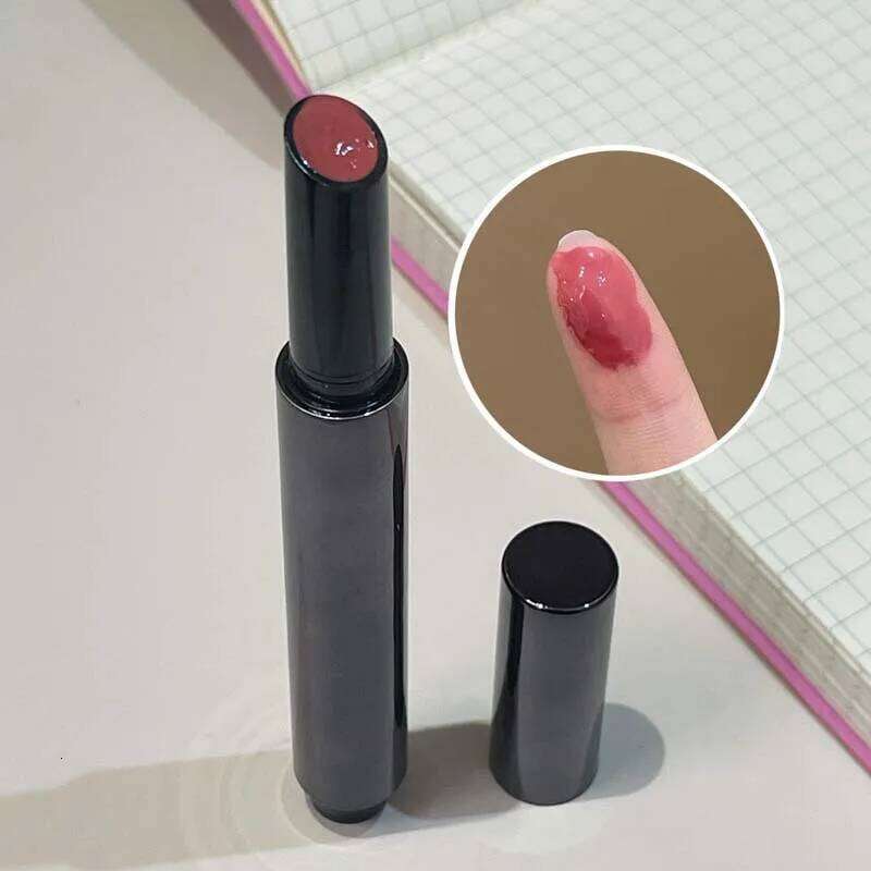 HERORANGE Push-button Mirror Moisturizing Long-lasting Lip Glaze Lipstick H260302