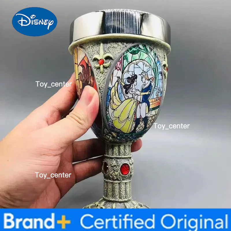 Disney New Beauty And The Beast Action Figures Cogsworth Mr Clock Lumiere Candle Lamp Statue Figure Home Decoration Model Toy H260302