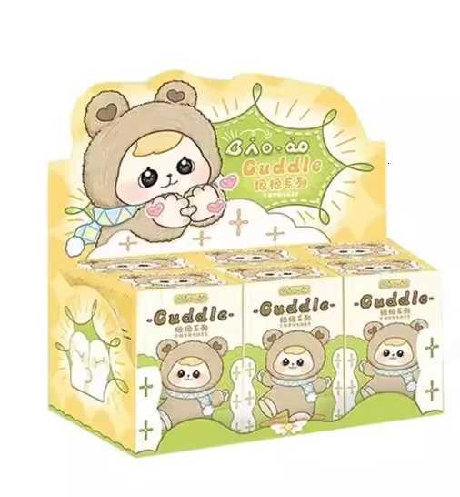 New Bao-ao Hug Series Blind Box Toy Kawaii Vinyl Face Joint Movable Fashion Doll Collection Ornament Doll Surprise Birthday GiftT260302