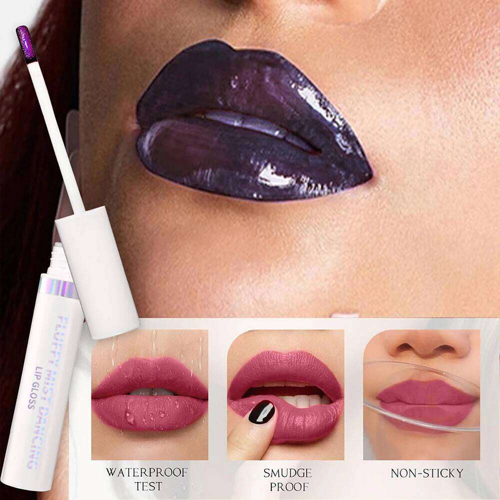 Tint Lipsticks Cosmetics Makeup Long Lasting Waterproof Peel Off Stain Pink Red Metallic Lip H260302