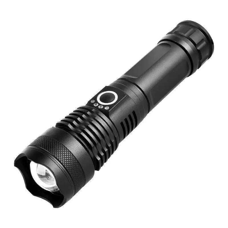 High-Intensity Flashlight: For Patrol & Camping, Outdoor Lighting, White Laser, Aluminum Alloy Body, Long-Range Beam Z260301