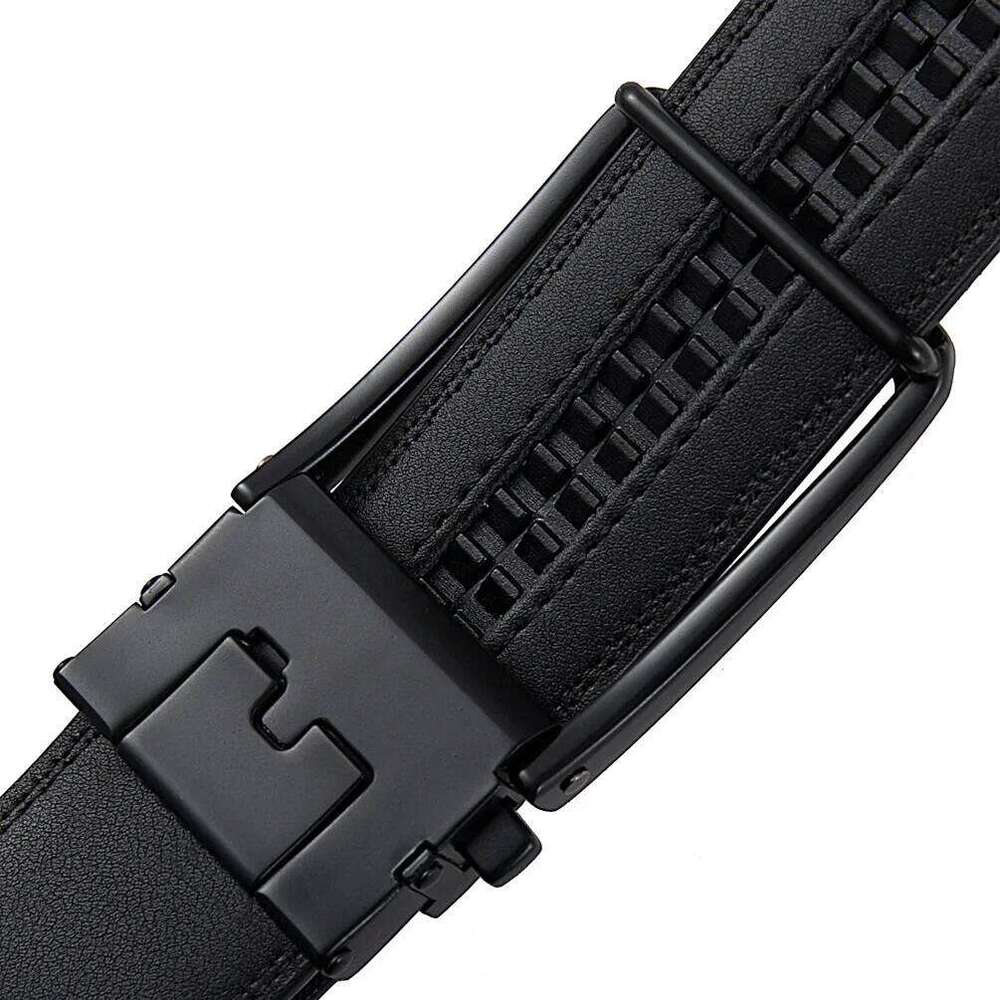 3.5cm Black Brown Men Real New Fashion Automatic Buckle Business Affairs Casual Belt Genuine Leather Luxury S260228