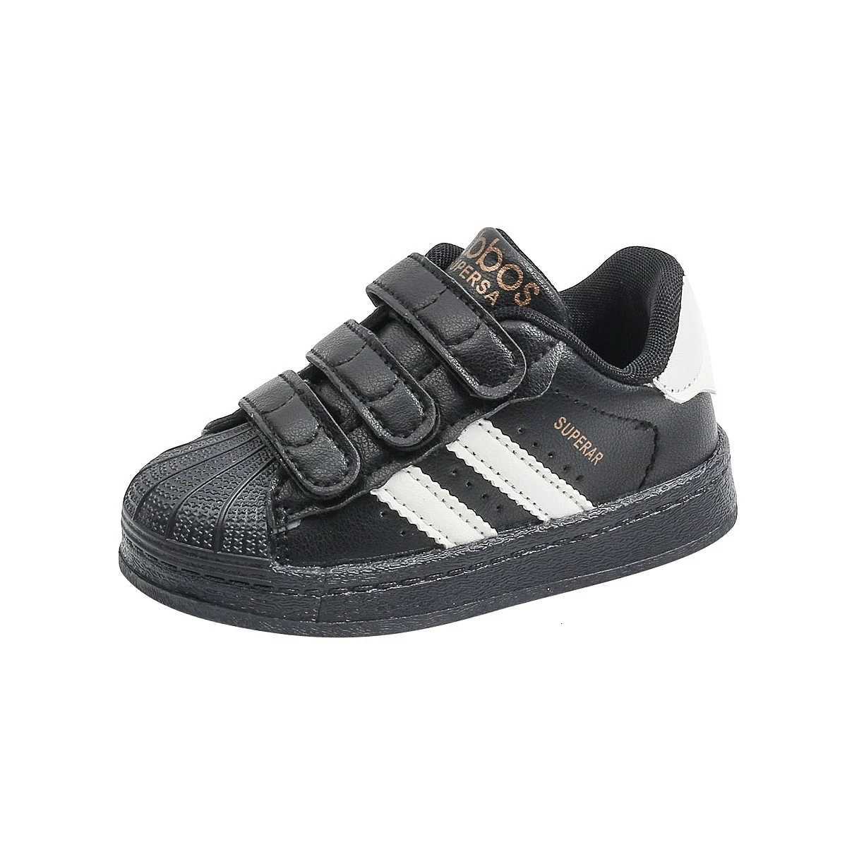 Kids' Shell-Toe Sneakers | Comfortable Soft White Casual Shoes for Outdoor & TrainingT260302