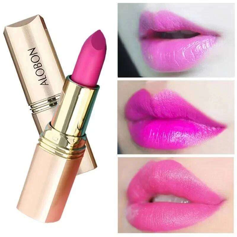 10 Colors Pink Lipstick Waterproof Matte 24 Hours Long Lasting Non-Stick Cup Red Rose Lip Tint Velvet Cosmetic Women Make Up H260302
