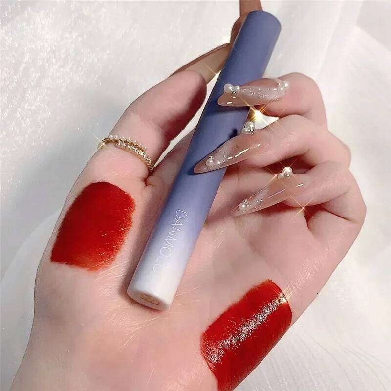 5 Colors Matte Lipstick Set Long Lasting Waterproof Non-Stick Red Lips Tint Cosmetic Makeup Glaze Easy Fade Cup Lip H260302