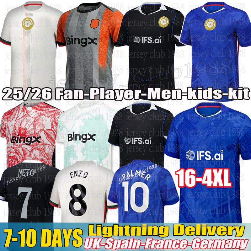 chelase jersey 25 26 Cole Palmer Jadon Sancho Enzo Soccer Jerseys Fernandez jersey Marc Cucurella Mykhailo Mudryk Caicedo kit kids Chelse football kit