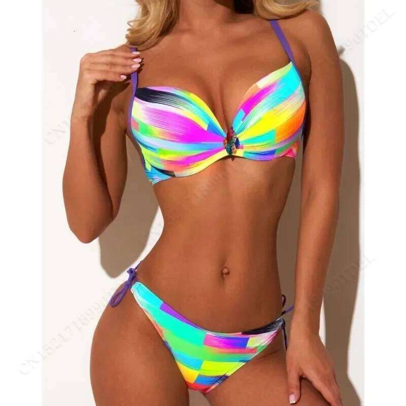 Sexy Bikinis Swimsuits Women's Swimwear Push Up Female Beach Swimming Wear Bathing Suits Brazilian Bikini Set Pool Bather Z260301