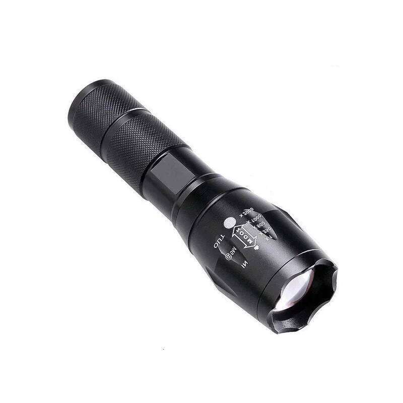 T6 Rechargeable LED 4000 Lumens Super Bright Portable Flashlights 5 Modes Waterproof Handheld Torches for Hiking Z260301