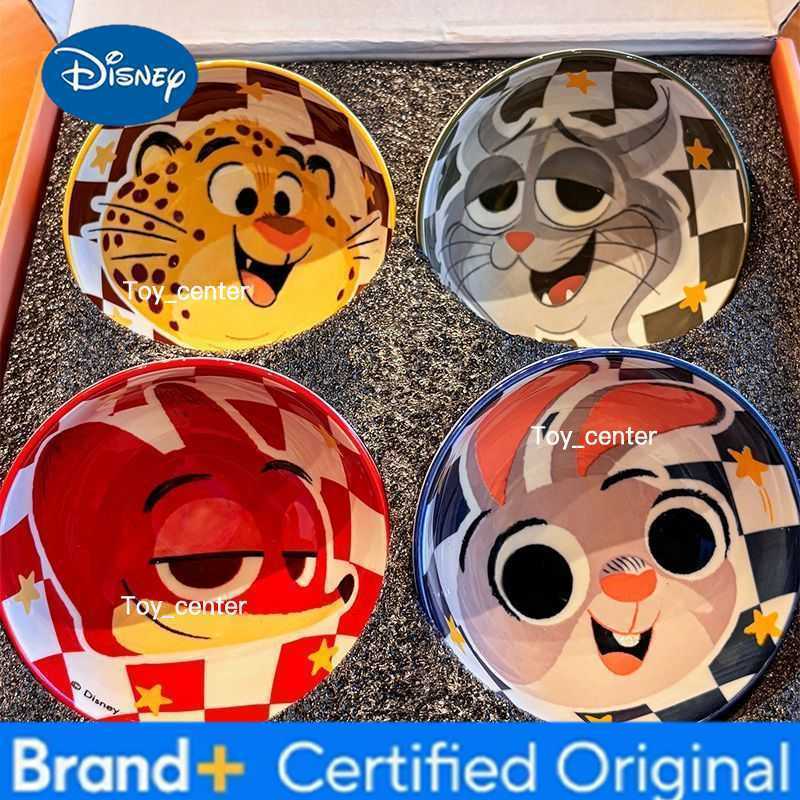 Disney Zootopia Judy Nick Ceramic Rice Bowl Tableware Creativity New Style Kawaii Couple Birthday Gift Cute Niche New Year Good Looks H260302