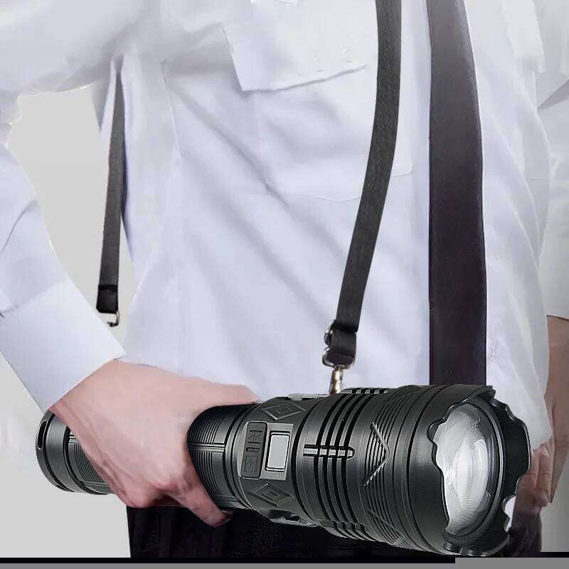 Most Powerful 99000000LM Super Bright 1500W LED Flashlight Long Range Tactical Torch Rechargeable Camping Lantern Z260301