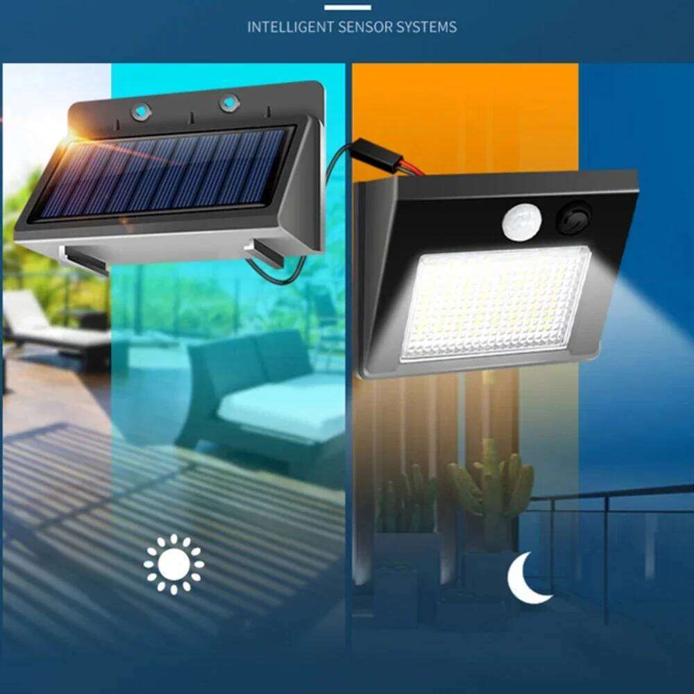 48 LED Split PIR Motion Sensor Light Outdoor IP65 Waterproof Solar Countyard Garden Wall Lamp C260302