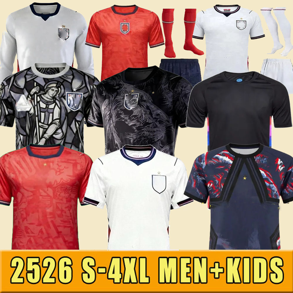 2026 2027 S-4XL 26 27 Englands jersey BELLINGHAM KANE world cup home away Football Shirt SAKA FODEN RICE Soccer Jerseys Konsa Watkins Gordon PALMER Walker Men Kids