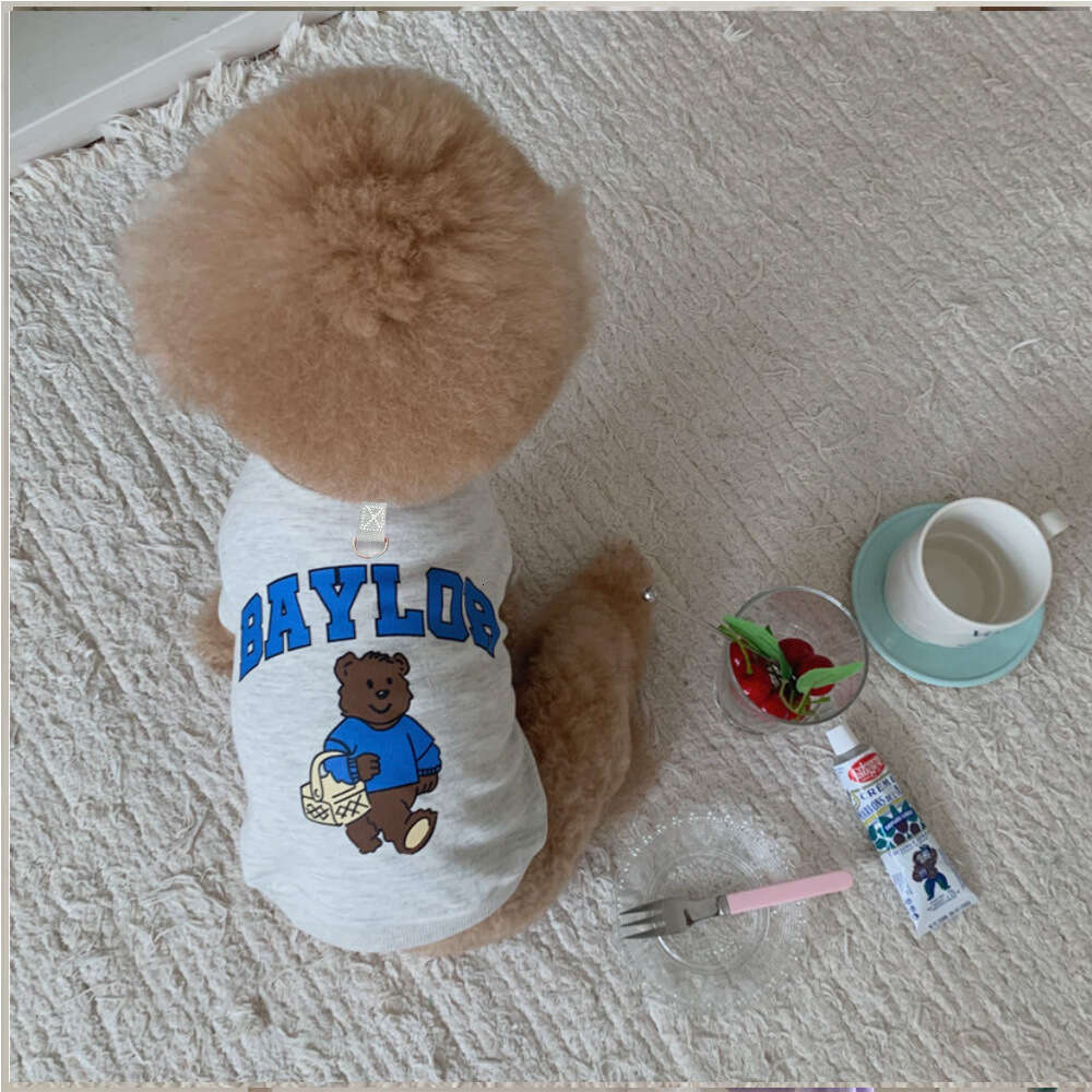Famous brand Large Golden Retriever Pet Autumn Winter Corgi Bear Teddy Cat Clothes Dog Supplies Bichon Thin Fleece Sweatshirt pupakaIK