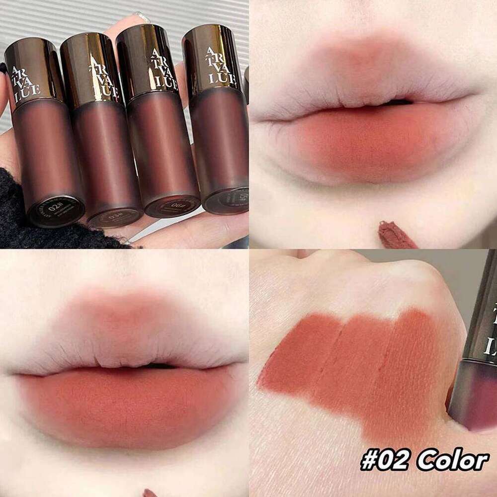 Matte Velvet Liquid Lipstick Lasting Lipgloss Tint Waterproof Sexy Red Orange Lips Makeup For Women Lip Glaze Korean Cosmetics H260302