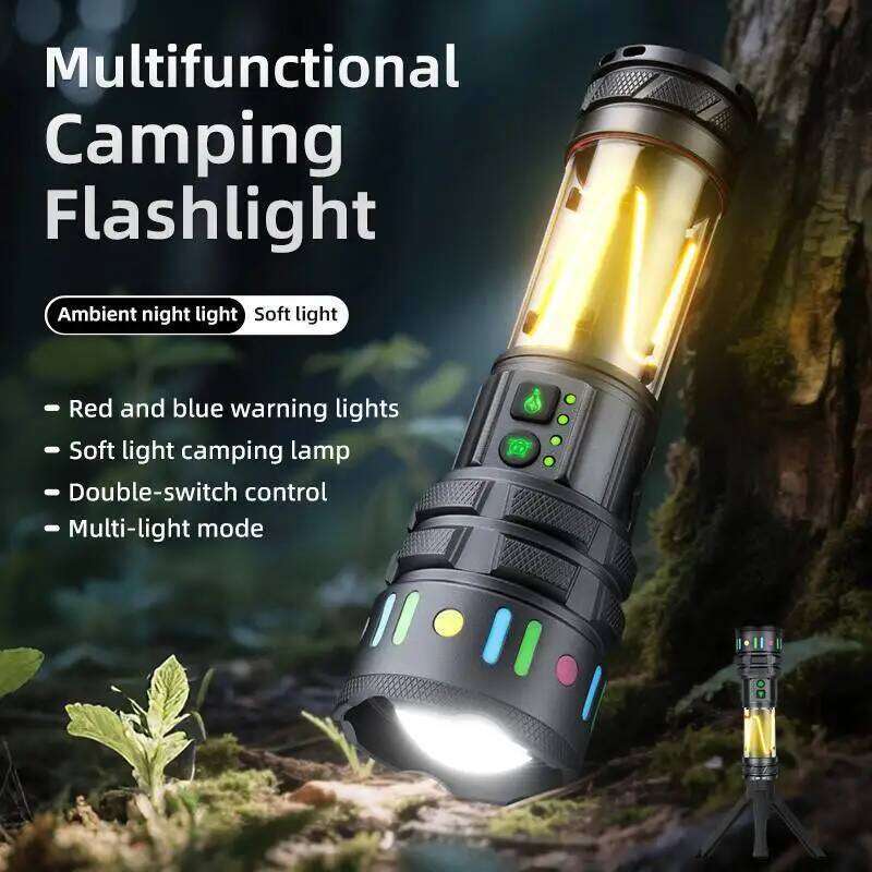 30W Zoom Round Beam LED flashlight USB Rechargeable Outdoor COB Camping Hiking Hunting Fishing Climbing Adventure Powerful Torch Z260301