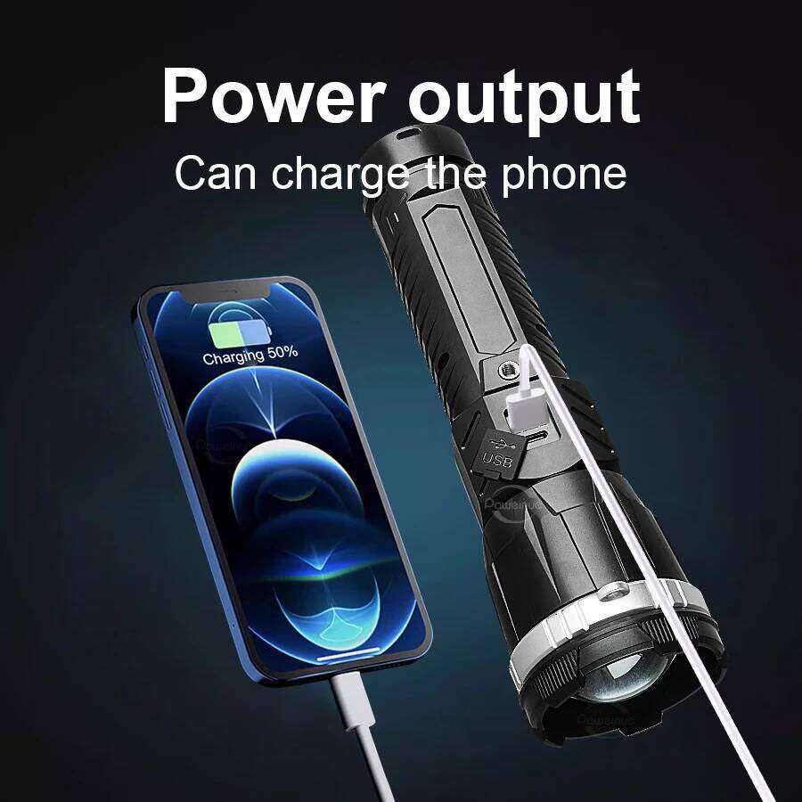 2025 NEW Ultra Bright LED Flashlight 960000000LM Strong Light Outdoor Camping Lantern Rechargeable Portable Lamp Tactical Torch Z260301