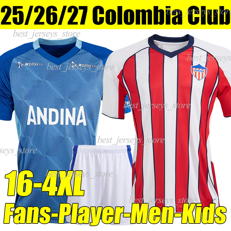 2025 Millonarios F.C. FALCAO Soccer Jerseys 26/27 Junior Barranquilla Atletico Colombia L.MURIEL TEO C.BARRIOS CANCHIMBO J.ZIDANE BACCA CHARA CAICEDO Football Shirt