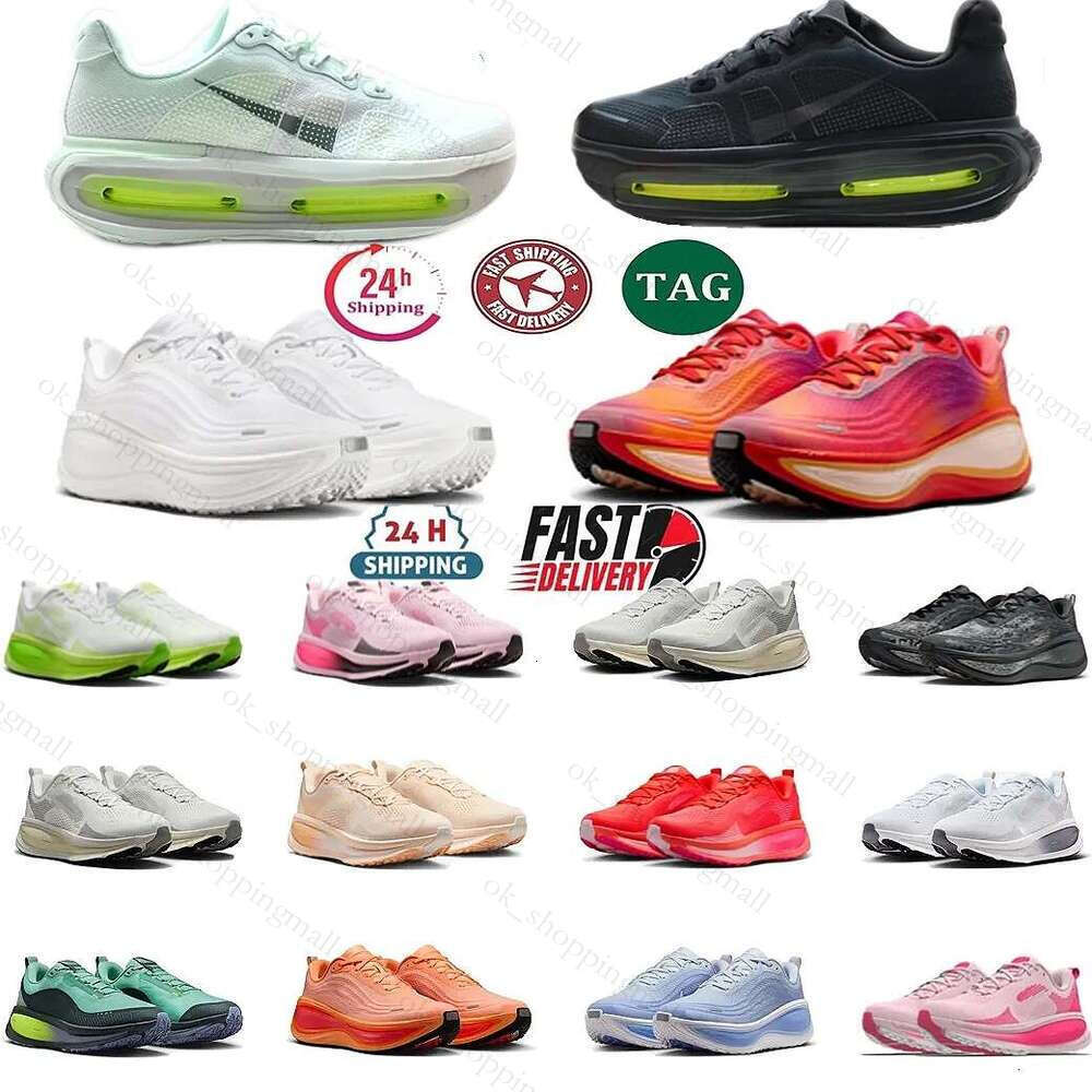 Designer Men Women Vomeros Premium Sneakers Vomero 18 Plus Anthracite Shadow Grey Cream Pink Triple Black White Outdoor Sports Trainers Running Shoes 36-45 Size