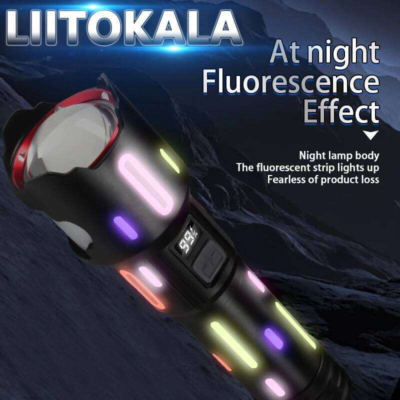 LiitoKala Strong Light LF-2405 Flashlight Color Reflective Strip Detachable 18650 26650 Battery 1000LM or above Z260301