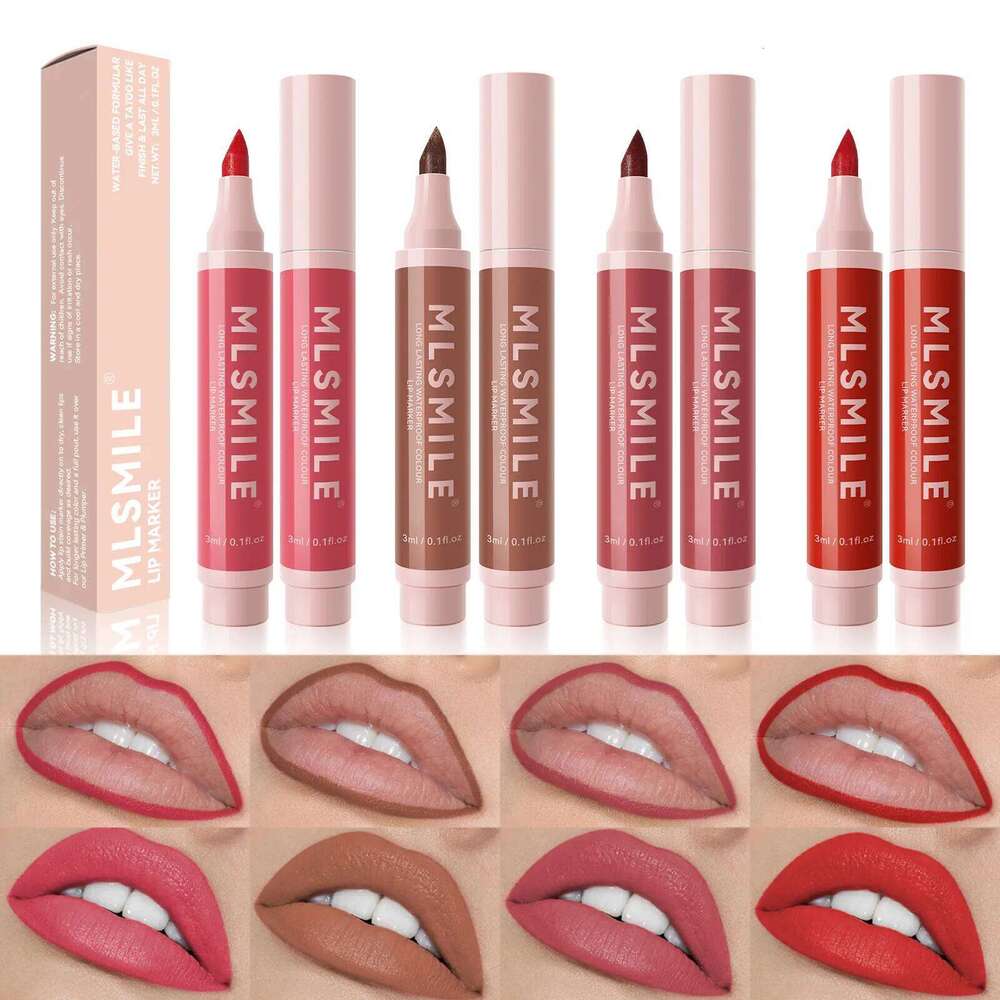 Hydrating Waterproof Stain Matte Lip Liner Marker Lasting Colour Lipstick Contour Pen with A Natural Effect H260302