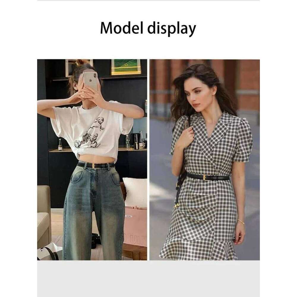 Women's Fashion High-quality Pin Buckle Genuine Luxury Soft PU Leather Belt Women Pair with Pants JeansIdeal Gift S260228