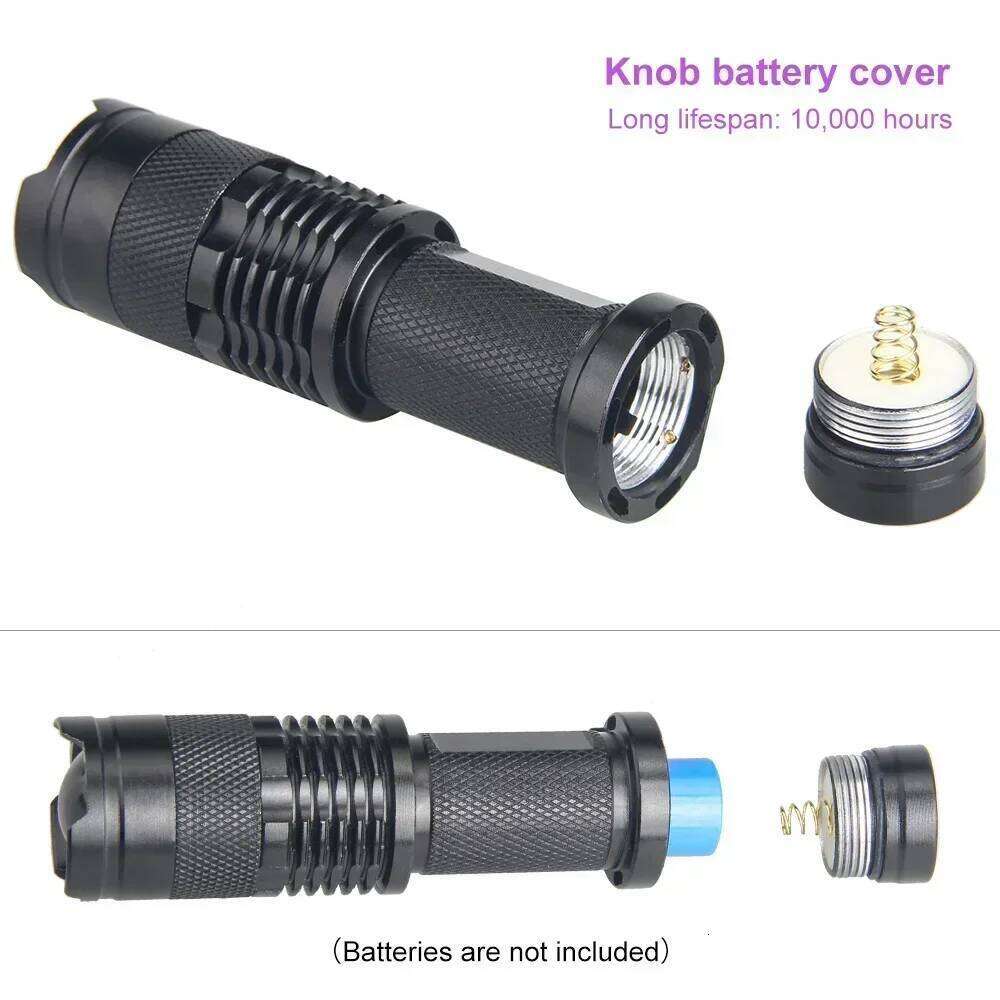 Mini LED Tactical Lamp Portable Torch Flash light Adjustable Focus Zoomable Flashlight for Gift Hiking Z260301