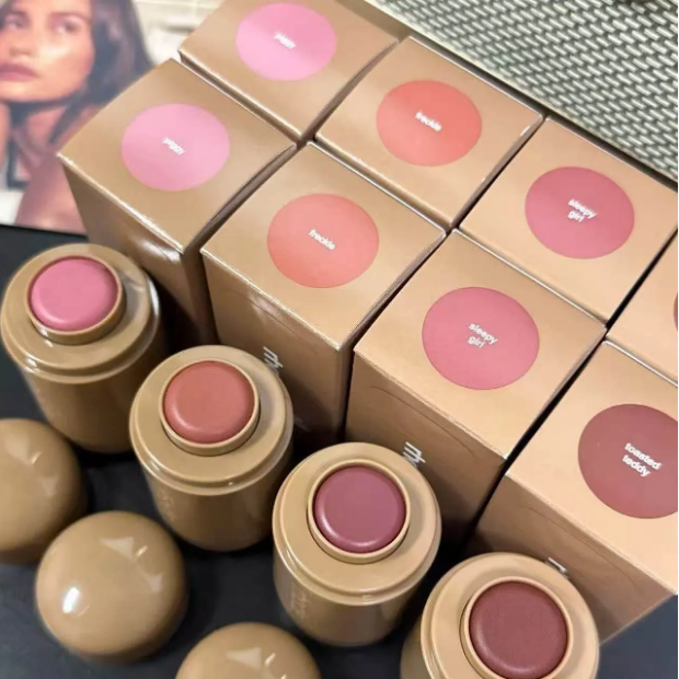 Blush date cake Makeup Toast New Cheek Blush Cream Blusher Stick Lip Gloss Phone Case For iPhone INS SALTY TAN Raspberry Espresso Lipstick